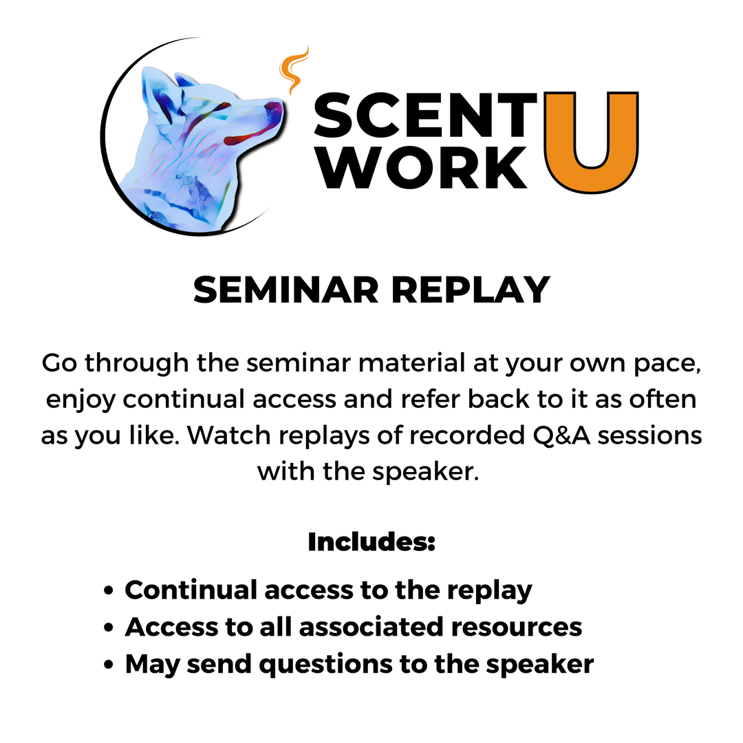 Odor Puzzles: Training and Trial Prep Seminar