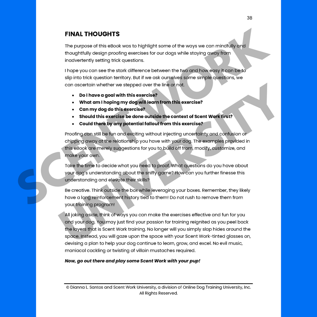 Proofing v. Trick Questions eBook