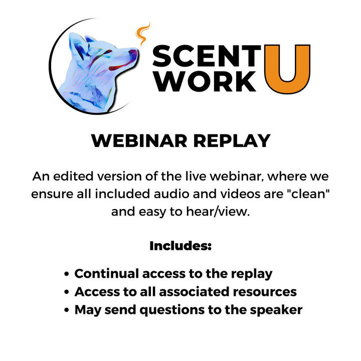 Tools to Help Design Your Scent Work Searches Webinar